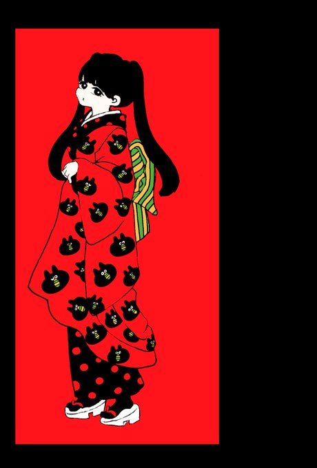 「黒髪 赤」のTwitter画像/イラスト(新着)｜3ページ目