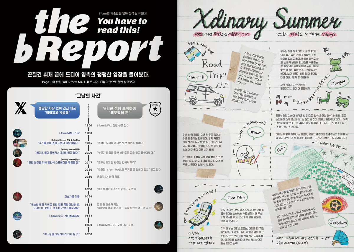 XdinaryHeroes PAGE♭ vol.1〜4 Xdinary Heroes - Overload (Teaser - ♭form No.1 News Magazine