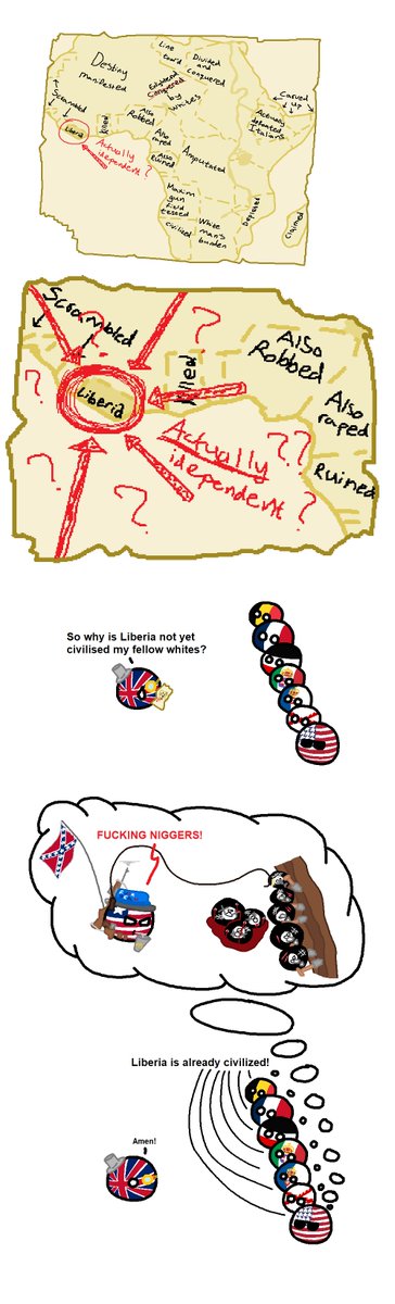 PolandballBot's tweet photo. Why Liberia was never colonized https://t.co/jQilRxfcl1 https://t.co/8pXlycZ2f0