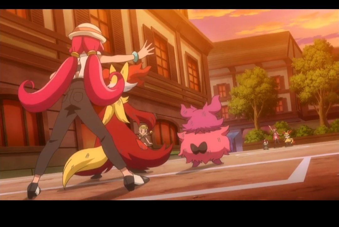 SerenaMyQueen's tweet photo. Un domingo más y aquí siempre vamos a celebrar los #SerenaSunday y hoy quiero recordar esta batalla que quedó inconclusa, pero a ti, ¿quién crees que ganaba esta batalla? Aria o Serena #anipoke #pokemonXY #KalosQueen #Serena https://t.co/3VmEsBftpD