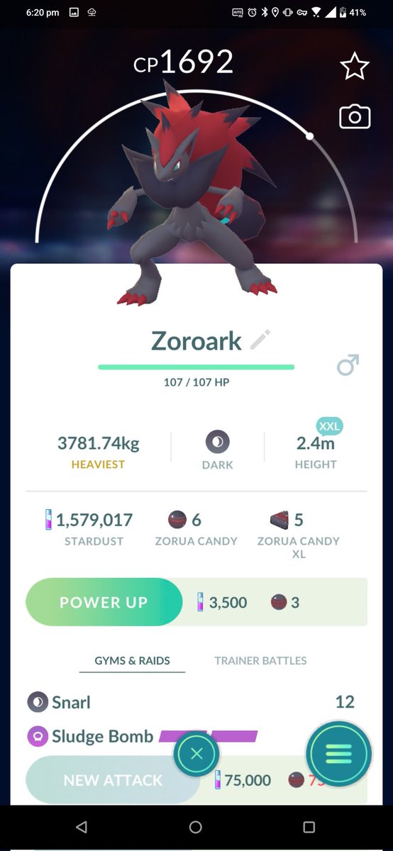 In case anyone was wondering, Zorua is still broken.
