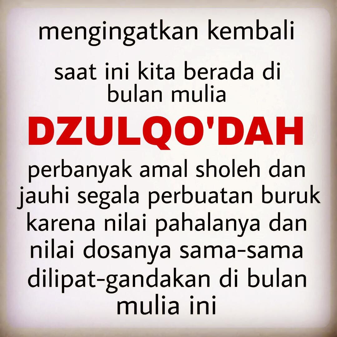 dzulqo'dah..