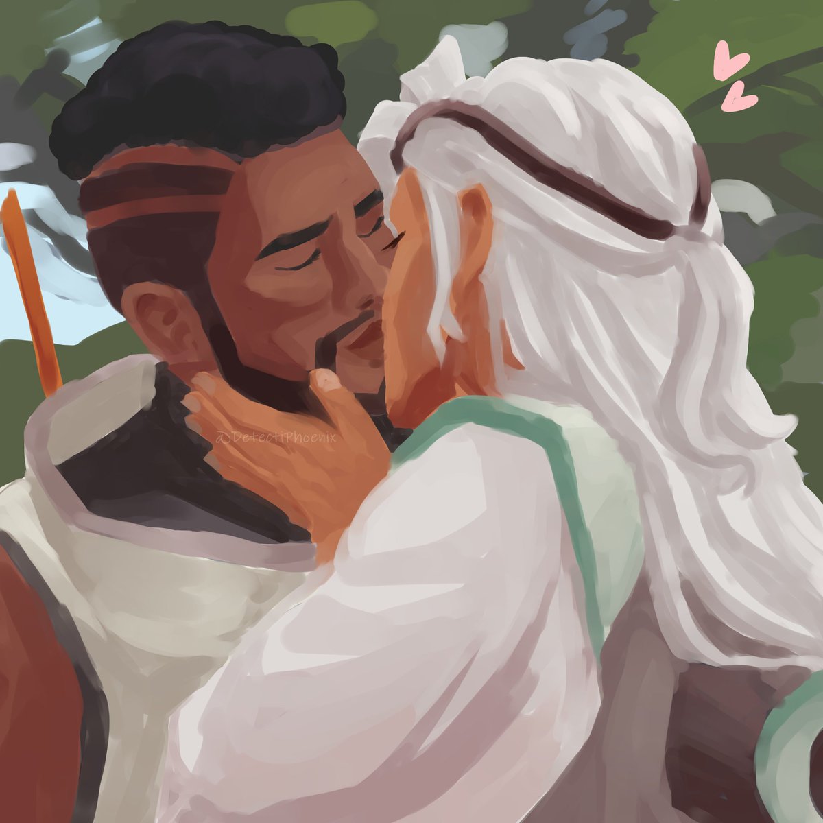 DetectiPhoenix's tweet image. Kisses ~ The team may all be on critical, but they have their priorities

#Overwatch2 #Baptiste #Lifeweaver #Bapweaver
