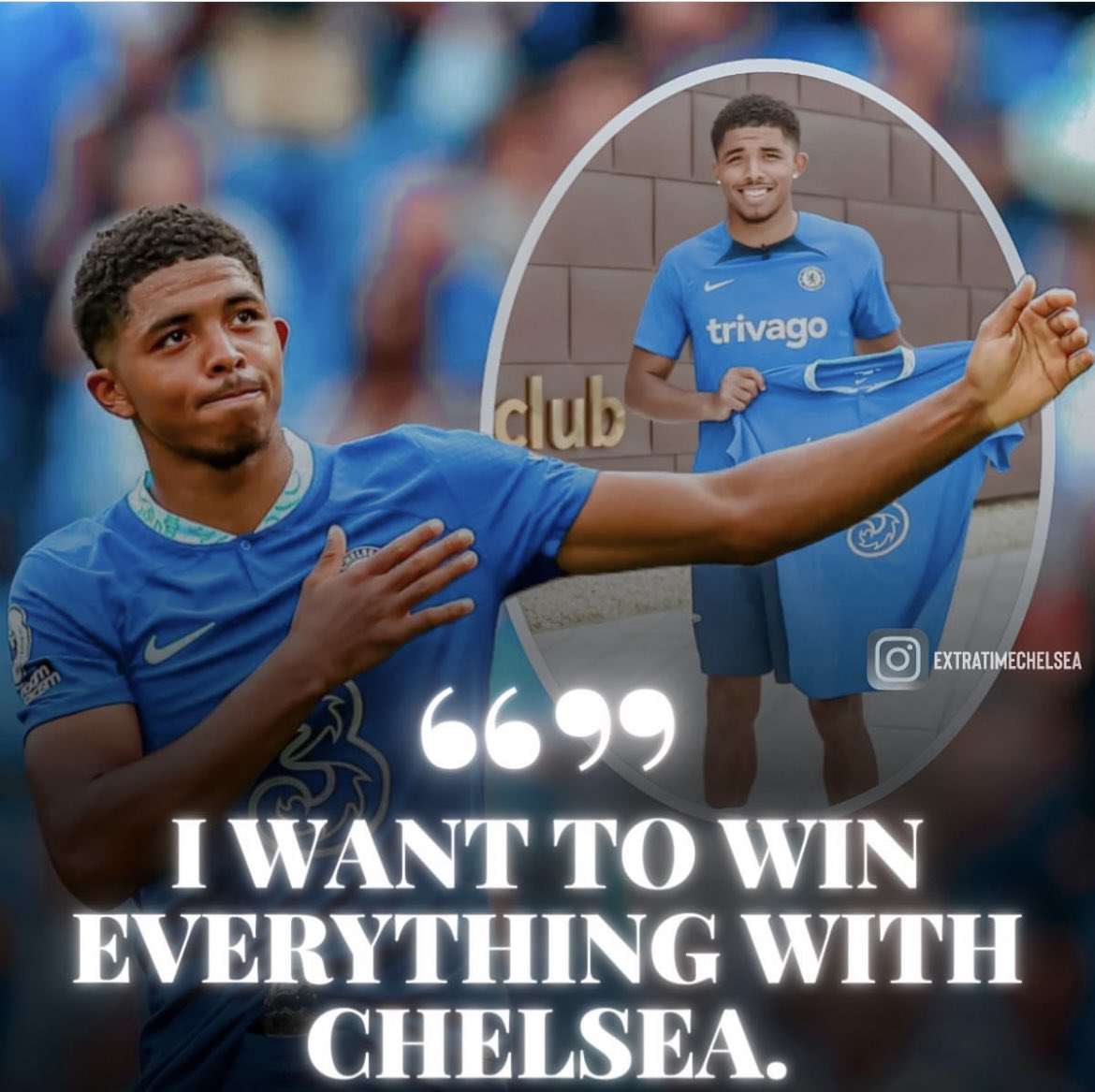 Wesley Fofana wants to win everything with Chelsea 💙