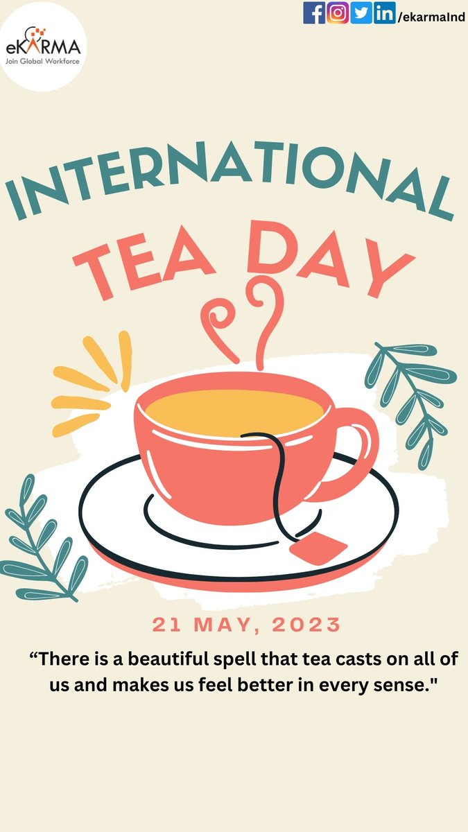 harmanjot_0721's tweet photo. There is a beautiful spell that tea casts on all of us and makes us feel better in every sense.
#happyteaday #ekarm #ekarmaind #happy #life #teast https://t.co/DgkooBPixA