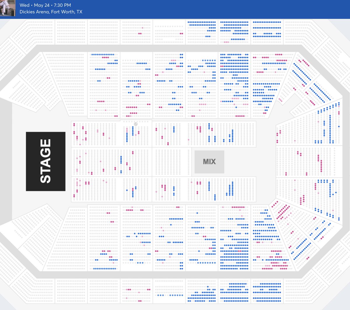 HossetttT's tweet photo. Keep tweeting Moos on social media/other platforms. Need get more people to come.
Available from ticketmaster :
These are the next 4 venues coming up.
Blue: available seats
White : taken
Red : seats resale that been bought already
#MAMAMOOinUSA #MY_CON_USA #mamamoo #MY_CON https://t.co/tw5It319FY