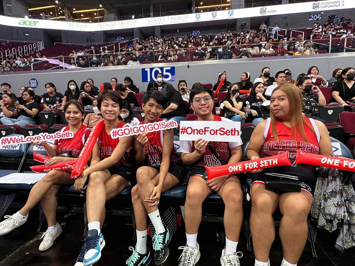 Ready na ang One For Seth, Team Patron! @OFSOFC FRANMuse AndCaptainSETH #StarMagicAllStarGames2023 #SethFedelin | @imsethfedelin