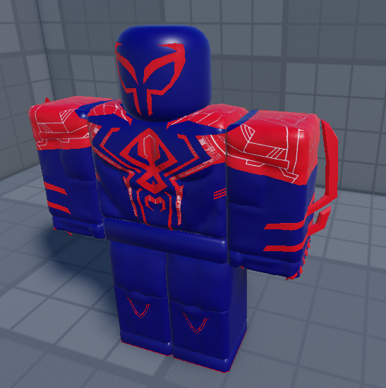 SpooksterPotato's tweet photo. Yearly post 
Across the spider-verse 2099 kinda stylized
#Roblox #RobloxDev #robloxart https://t.co/dHMa18MVqI