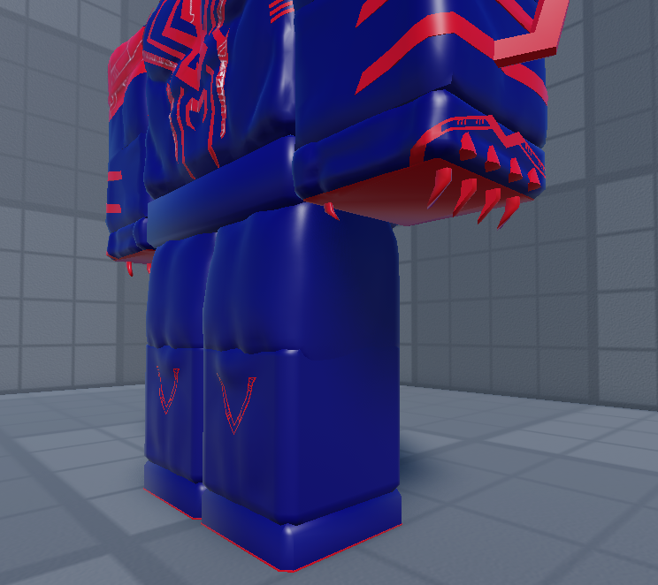 SpooksterPotato's tweet photo. Yearly post 
Across the spider-verse 2099 kinda stylized
#Roblox #RobloxDev #robloxart https://t.co/dHMa18MVqI