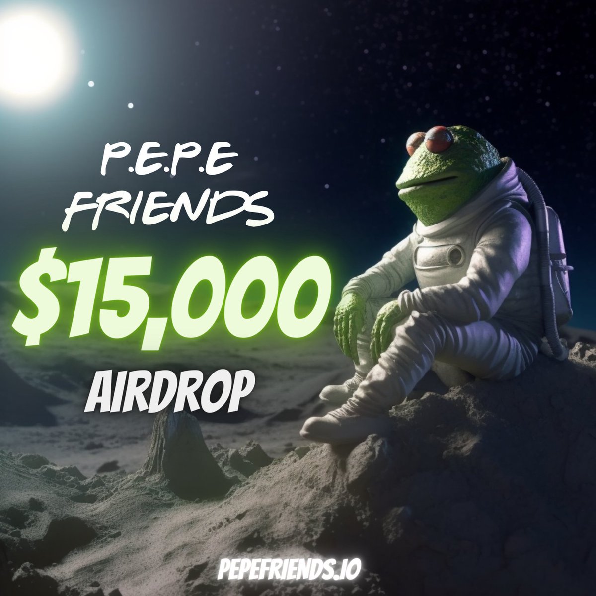 Pepefriendsio's tweet photo. 🚨🚨Our $15,000 PEPEFRIENDS Airdrop is now LIVE!!! 🚀🚀 https://t.co/tcAujI5xfp 🐸🐸 https://t.co/hI35RWpy4x