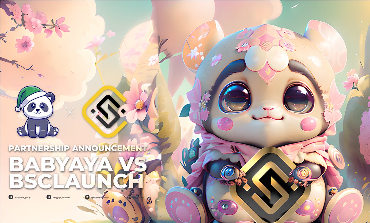 BabyYAYAswap's tweet photo. We proudly introduce you to our new strategic partnership: BSClaunch @BSClaunchorg

Hope this partnership will bring more value to the project and community both sides 
#babyYAYAswap #BSClaunch https://t.co/C4Kcta32Zf