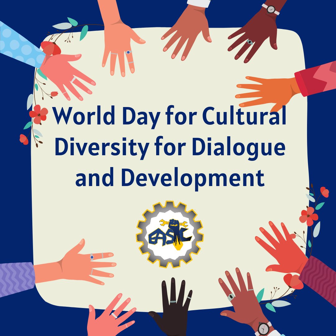 On this World Day for Cultural Diversity for Dialogue and Development, let's recognise the power of culture to bring people together, foster creativity, and promote social progress.

#CulturalDiversity #CulturalDialogue #CulturalDevelopment