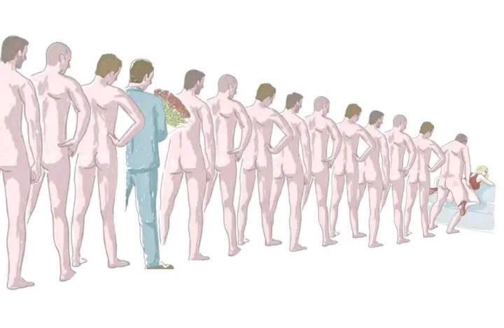 That picture right there illustrates the fate of every man who commits to a non virgin. That you as the naive romantic guy who doesn't care about her past, doesn't mean her past won't reoccur. It never ends, it's a cycle. What do you think happens, when your wife meets the man