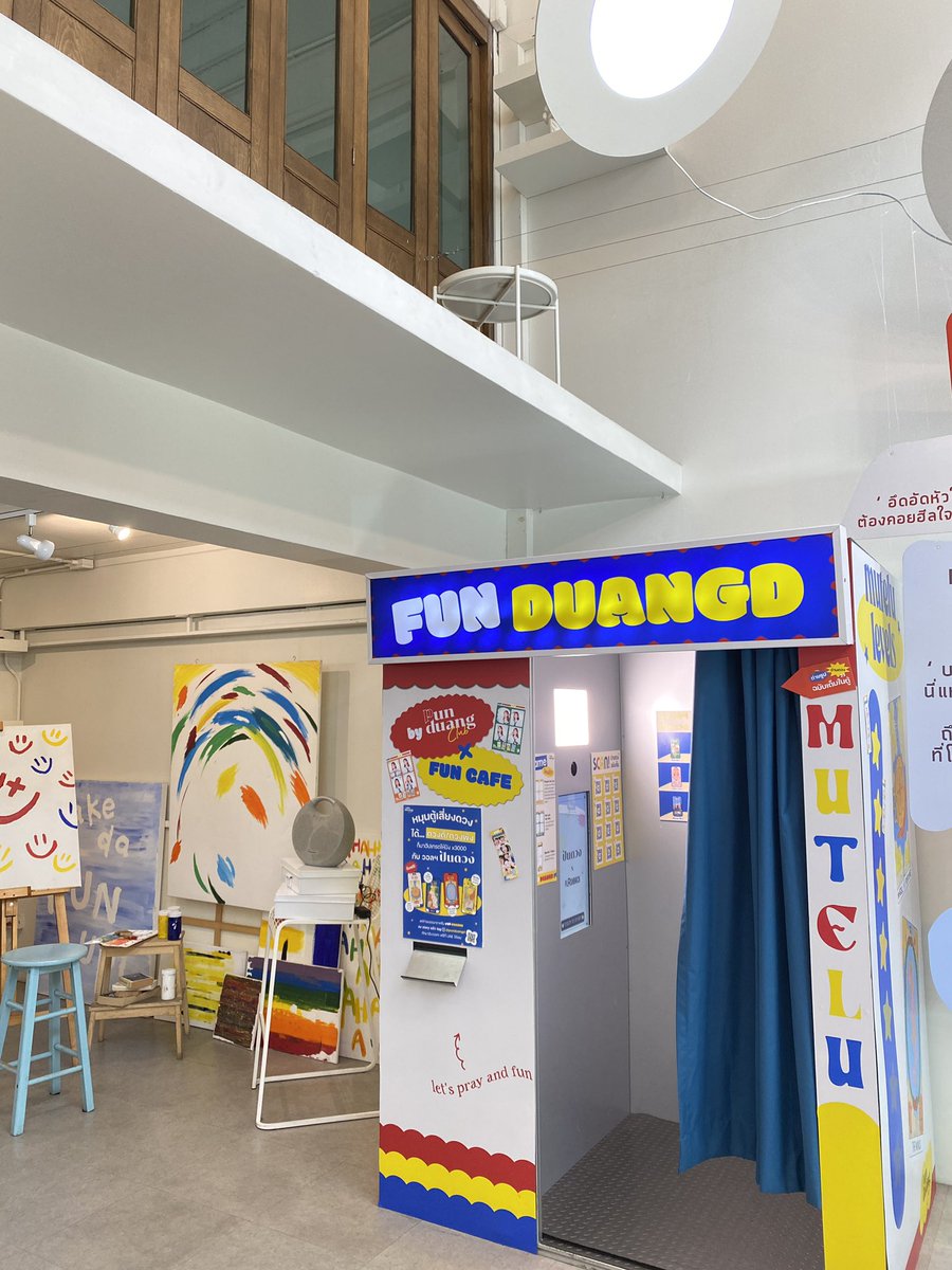 3InJapan's tweet image. Fun Cafe Bangkok — คาเฟ่ใกล้ Mrt หัวลำโพง คือบรรยากาศดีมาก ในร้านจัดโซนถ่ายรูปได้มินิมอลสุดๆ แถมที่นี่มีกิจกรรมให้เพ้นท์หน้าเค้กด้วย! (มีโซนคาเฟ่น้องม๋าด้วยนะ น้องๆน่ารักมั่ก) #รีวิวคาเฟ่ #funcafebangkok