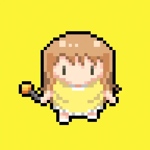 ドット絵なみか! しょくぎょう:アイドル  #なかよしHOOKY