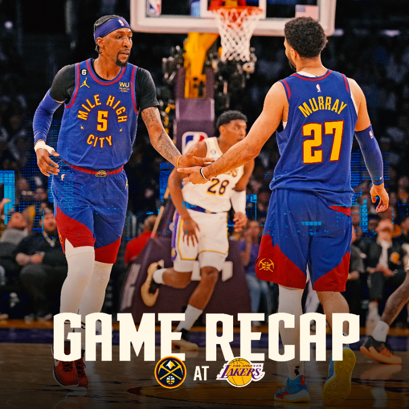 nuggets's tweet photo. In case you missed our Game 3 win 📰