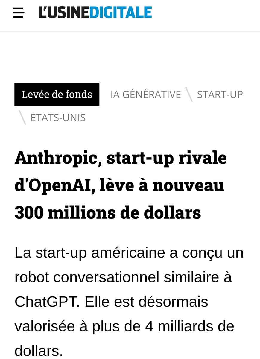 cWilly4's tweet image. #ChatGPT
#IA
Anthropic Claude...

Lire et analyser en moins de 1 minute.
75.000 mots.

Ça va secouer dans les #Administrations françaises..
Et chez les cols blancs..