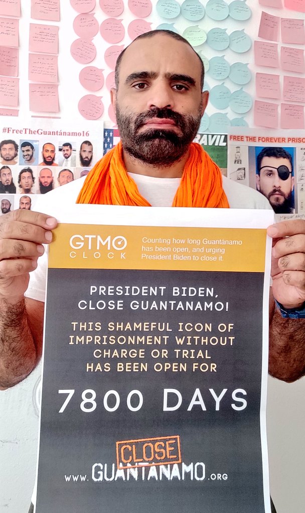 MansoorAdayfi's tweet photo. Good morning @POTUS 
#CloseGuantanamo while you can!
#Gtmo21
#DontForgetUsHere
🟧7️⃣7️⃣9️⃣ prisoners
🟧6️⃣0️⃣ children
🟥 9️⃣ men died
Now:
🟧3️⃣0️⃣ remain
🟧1️⃣6️⃣ cleared for release.

         🟧#GUANTÁNAMO🟧
            7️⃣8️⃣0️⃣1️⃣  D A Y S
@JoeBiden  
#accountability 
#CIAtortureprogram https://t.co/yynP5IFx3i