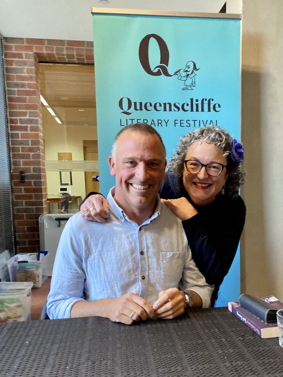 Always a pleasure to talk with my friend Jock Serong about his brilliant Furneaux Islands trilogy, the latest of which is The Settlement #QLF2023 #TimeToThink