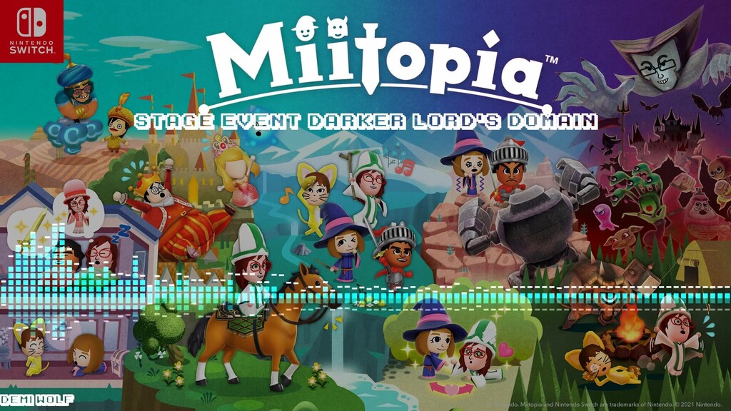 DemiWolfChan's tweet photo. 🐺 An old video of Demi Wolf has been re-released! ​🐺

🎼​ Stage Event Darker Lord's Domain | MIITOPIA MUSIC (OST)
​▶️​ https://t.co/JADZEzHBB0 ◀️​

From me for you ❤️
#miitopia #mii #nintendo #music #ost #switch https://t.co/1GfXpTYkTf