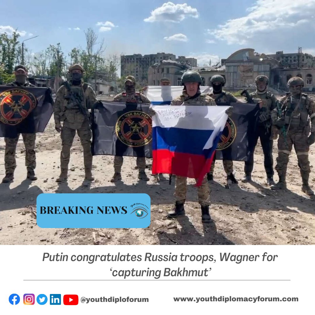 Russia has claimed to have fully captured Ukraine’s Bakhmut, with President Vladimir Putin congratulating his troops and the mercenary Wagner Group for taking the largely levelled eastern city. #RussiaUkraineWar #UkraineFrontLines #Bakhmut #Wagner #UkraineWar