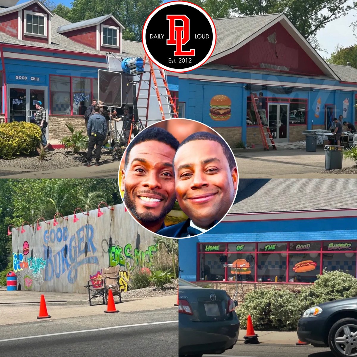 Behind they scenes look at “Good Burger 2” with Keenan and Kel as filming begins 🍔🎬