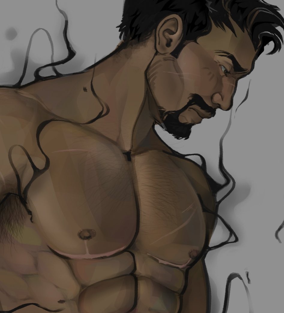 Whoooqs's tweet photo. Hes actually so beautiful, the scars are my favorite part :3 

#reaper76 #r76 https://t.co/1DF0CtZ5w6