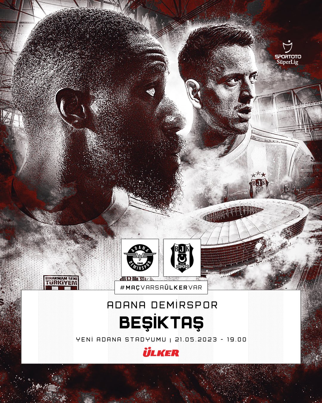 adana demir beşiktaş maç afişi