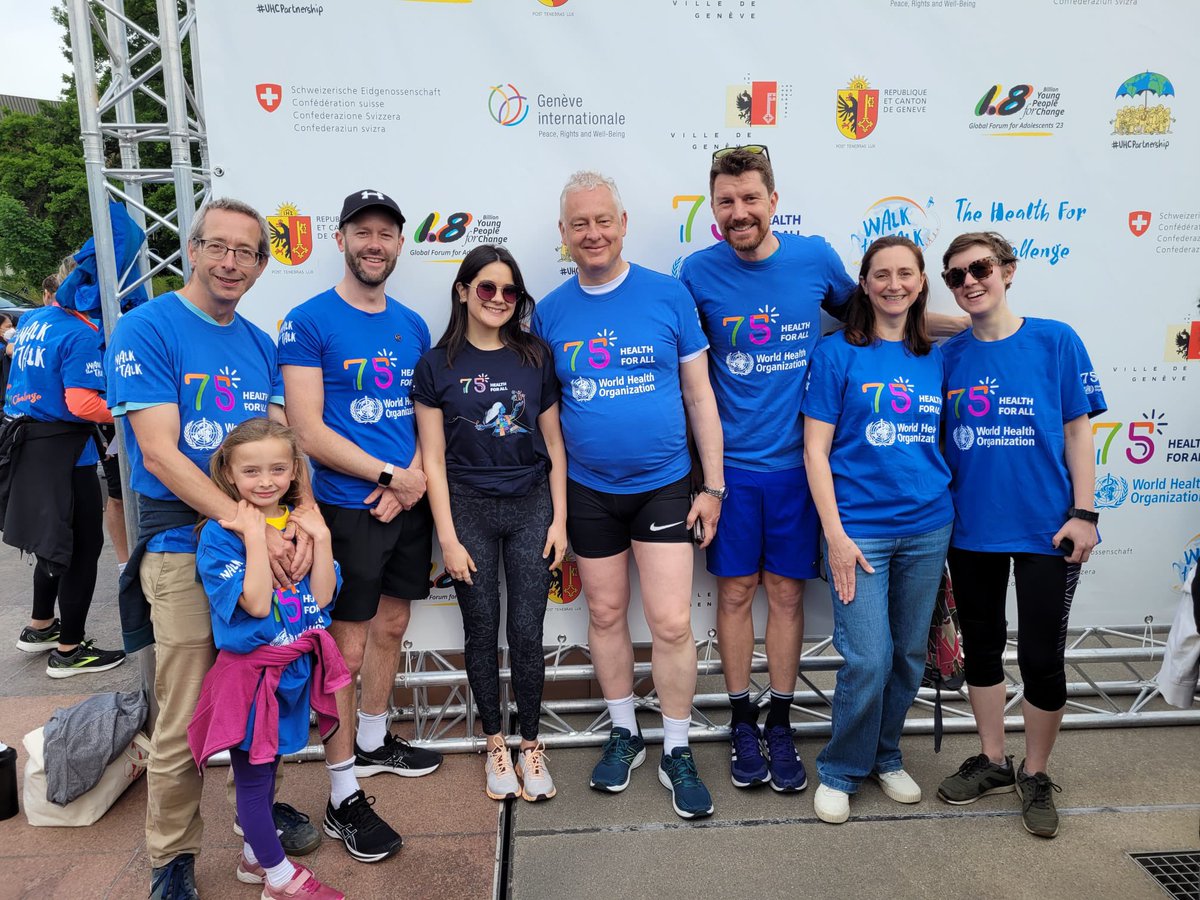 Simon Manley (@simonmanleyfcdo) on Twitter photo Team 🇬🇧 ready to Walk the Talk for #HealthForAll with the <a href="/WHO/">World Health Organization (WHO)</a> at the start of #WHA76 Team 🇬🇧 ready to Walk the Talk for #HealthForAll with the <a href="/WHO/">World Health Organization (WHO)</a> at the start of #WHA76