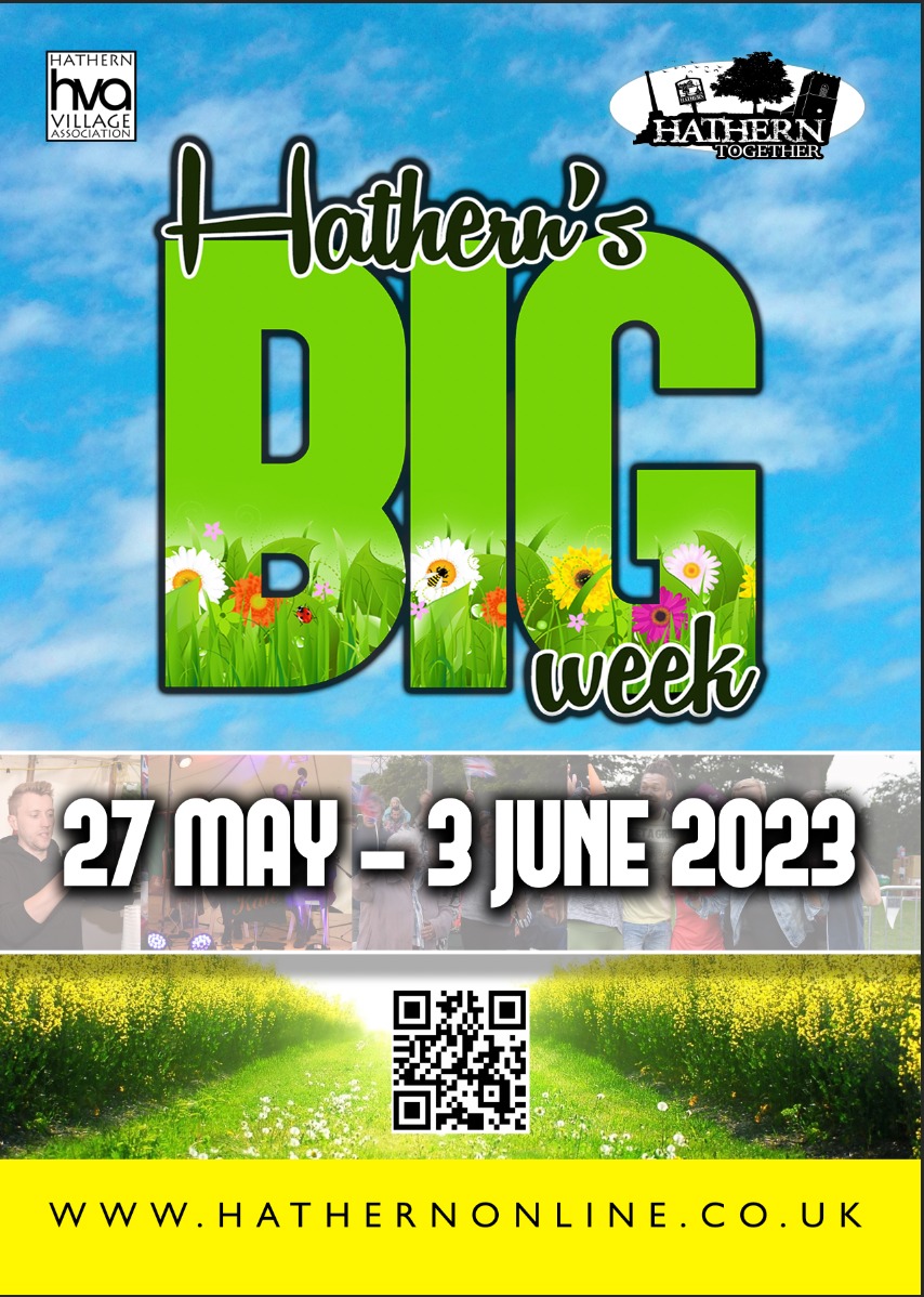 Hathern's Big Week returns from next weekend 🥳
Find all the events at hathernonline.co.uk