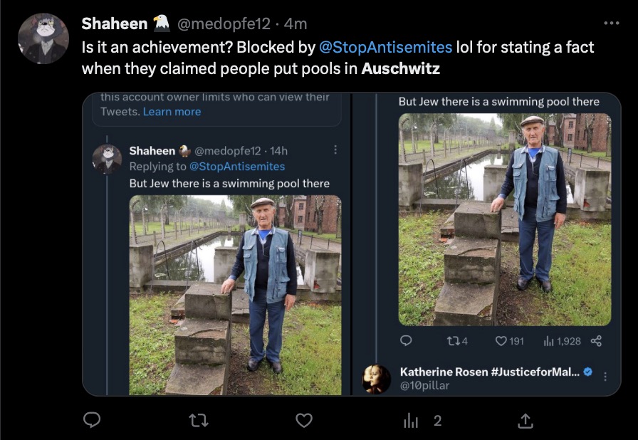 Auschwitz Memorial tweet media