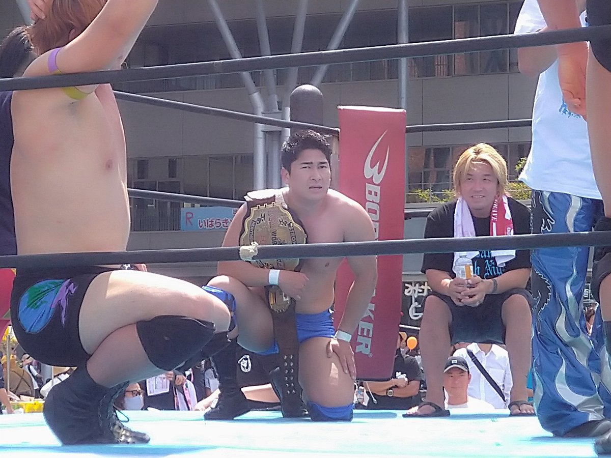 401frr's tweet photo. 今日は凄く暑かったし熱かった全て通して大満足な一日になりました😊
ありがとうございました #BPC 
 #bjw  #ダブプロレス  #RWF  #DWA https://t.co/hQeenXE13Y