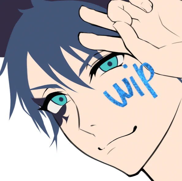 wip誕生日絵描きてるよ! 久しぶりに描くから迷走してるww