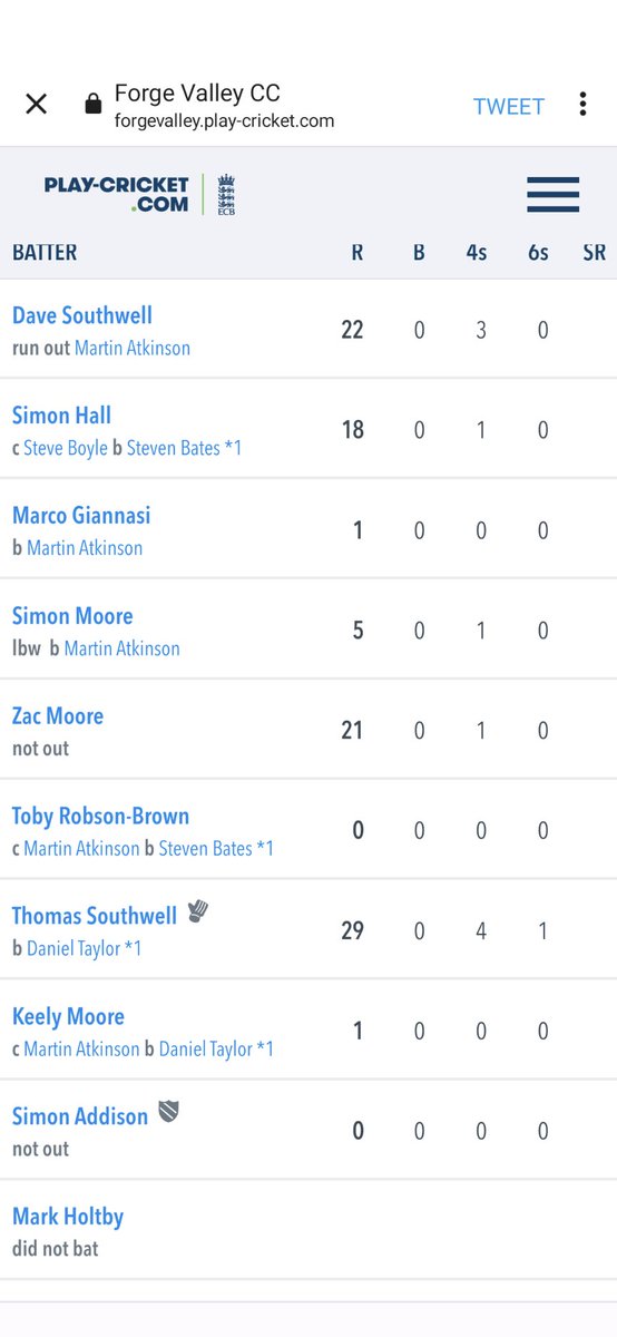 Forge Valley CC tweet media