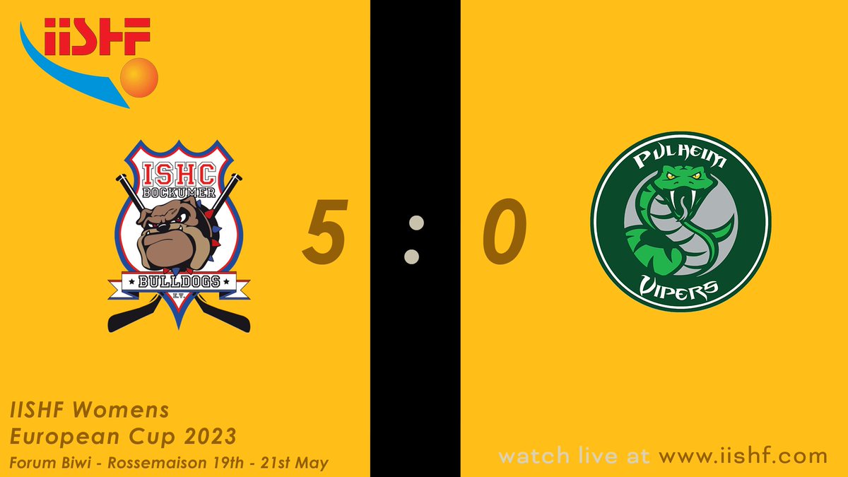ishd's tweet image. iishf: Bulldogs move on to the Semi Final! 

watch live at iishf.com to see who they will face next.. Will it be Mendener Mambas or Bissendorfer Panther

#skaterhockey #womenec #whowillliftthecup  #skaterhockey