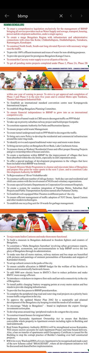 kdevforum's tweet image. Critical focus areas for #Bengaluru include -
1. BBMP govnce & admin, highlighted in @INCKarnataka manifesto 2.Hold BBMP elections 2.Make Metropolitan planning committee work 3.TDR reforms 4. Sustainable mobility &infra 5. Expedite adding bus &metro work.
@CMofKarnataka
Thoughts?