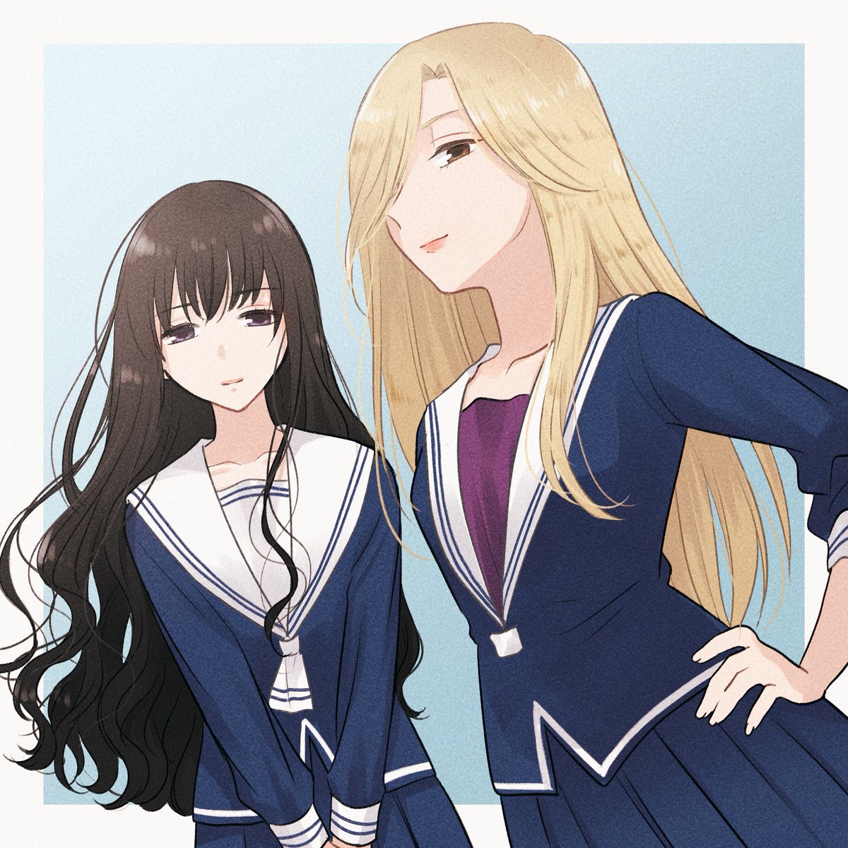 「> フルーツバスケットのうおちゃんはなちゃん #odaibako_moge031」|もげのイラスト
