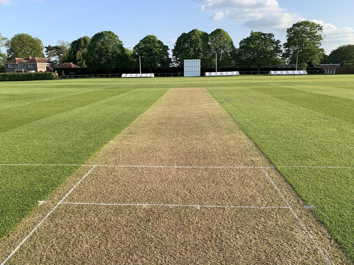 WombatsCC's tweet photo. It’s the turn of the Men’s XI who welcome @TSA_CC Sunday XI today, as the Women’s squad have no game. The ground is set, the weather looks ☀️ and a warm welcome awaits #wombats https://t.co/8OjHOWQoga