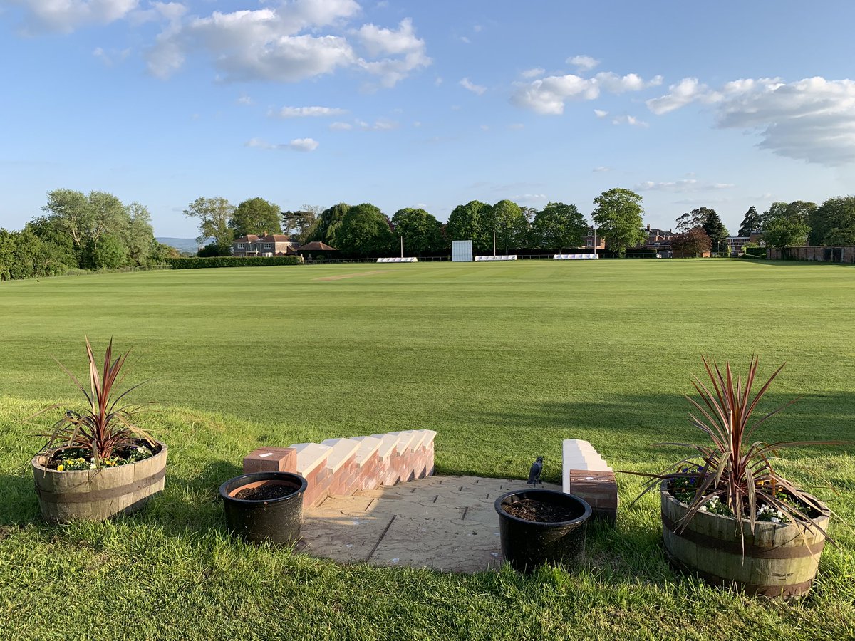WombatsCC's tweet photo. It’s the turn of the Men’s XI who welcome @TSA_CC Sunday XI today, as the Women’s squad have no game. The ground is set, the weather looks ☀️ and a warm welcome awaits #wombats https://t.co/8OjHOWQoga