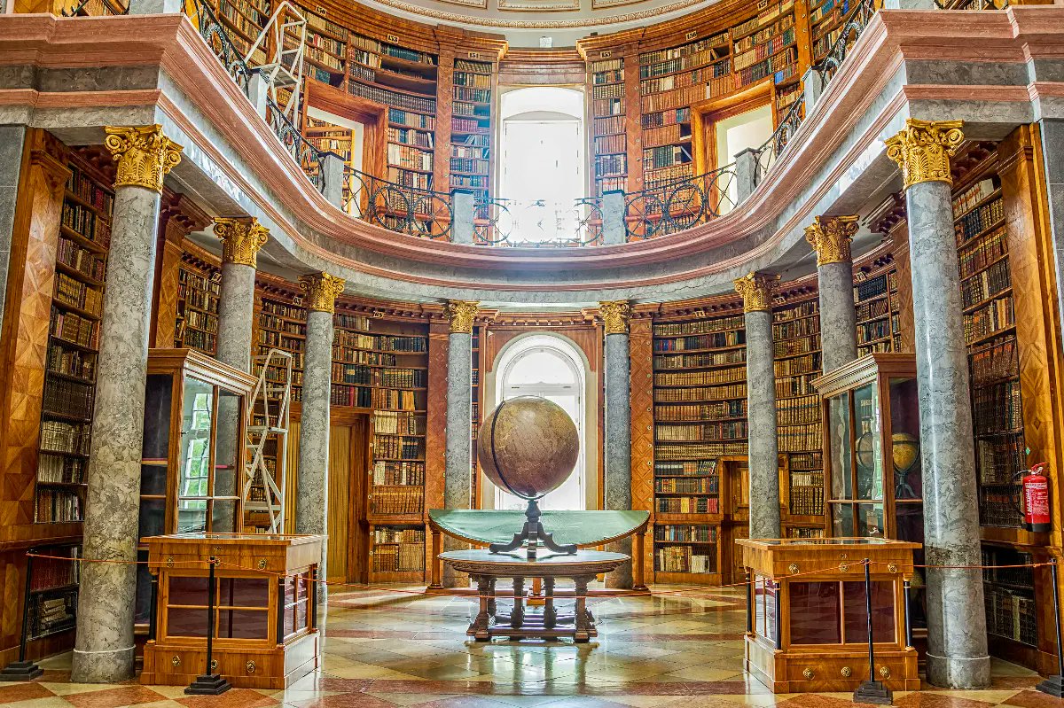 roxadam's tweet photo. @Culture_Crit Library of Benedictine Pannonhalma Archabbey, Hungary https://t.co/eZOhP9VEe9