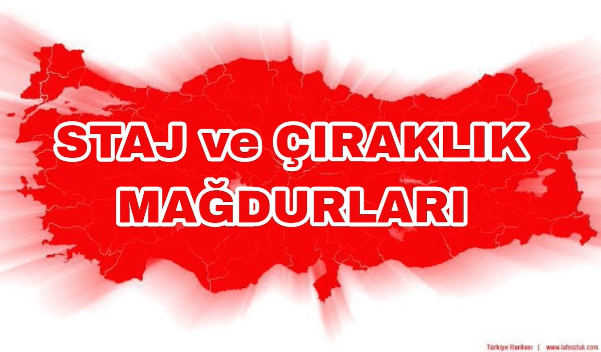 1999 öncesi Staj ve çıraklık EYT kapsamında değerlendirilmelidir
Staj Emektir, Staj haktır...
Staja Adalet istiyoruz...
Staj=Çıraklık SGK başlangıcıdır.
Sn.Cumhurbaşkanımız @RTErdogan dan müjdeyi bekliyoruz...
@Akparti @dbdevletbahceli
@ErbakanFatih 

#ÇırakveStajyereSalıMüjdesi