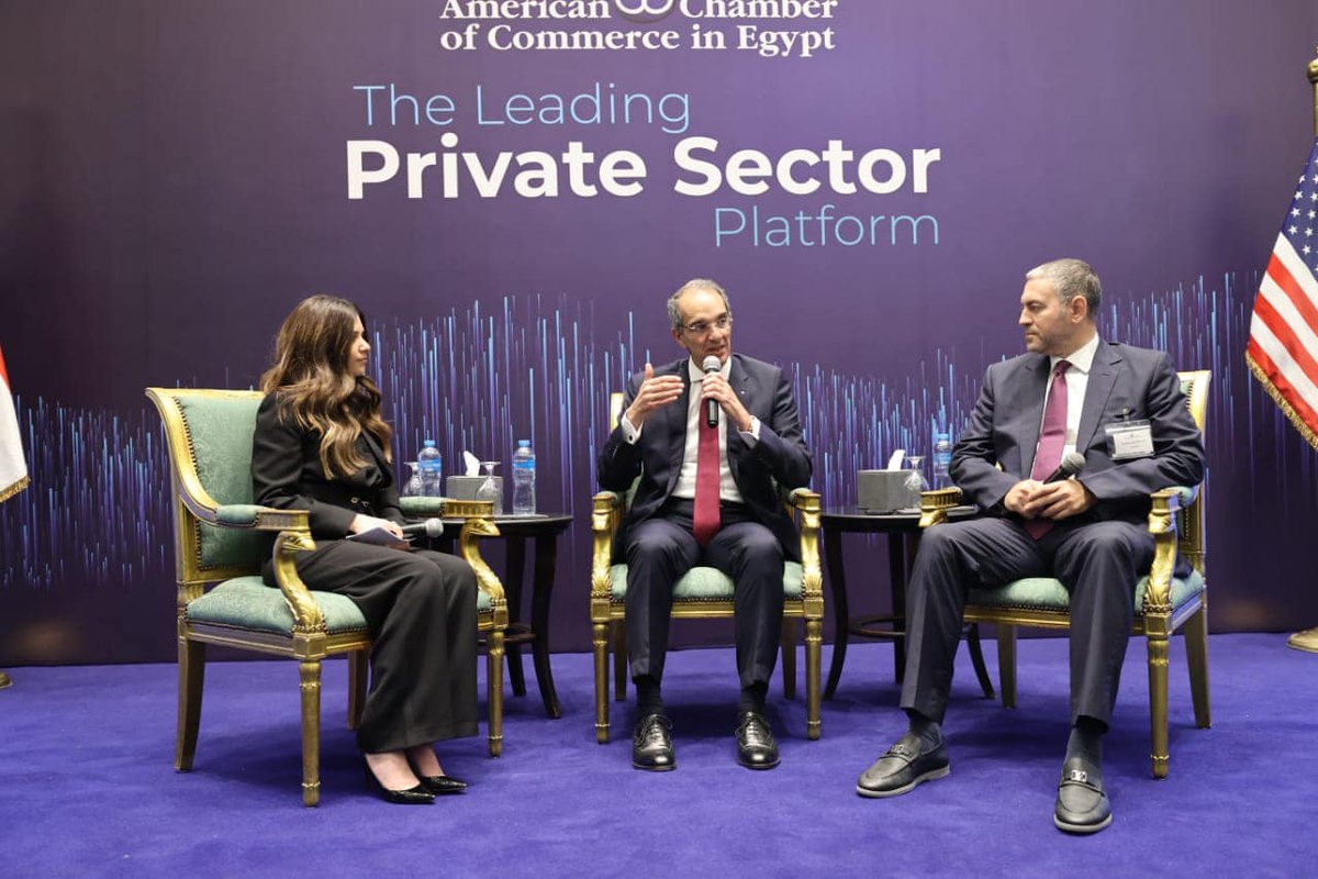 MCITEgypt's tweet photo. ICT Minister Delivers Speech at AmCham- Leading Private Sector Platform
https://t.co/KrjBA9uaUZ
#Egypt #amchamevents https://t.co/9s8GCwIHtP