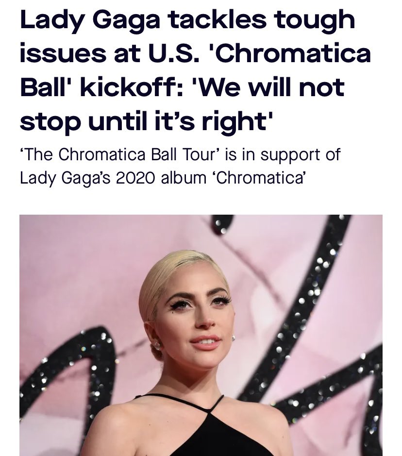 TaylorZsCalves's tweet photo. What I love about Gaga’s concerts is that they’re more than just a show. They’re a safe space. She tells you exactly who she is and what she believes in. And for 2+ hours you feel accepted, understood, and free. https://t.co/37xk1BG0c1