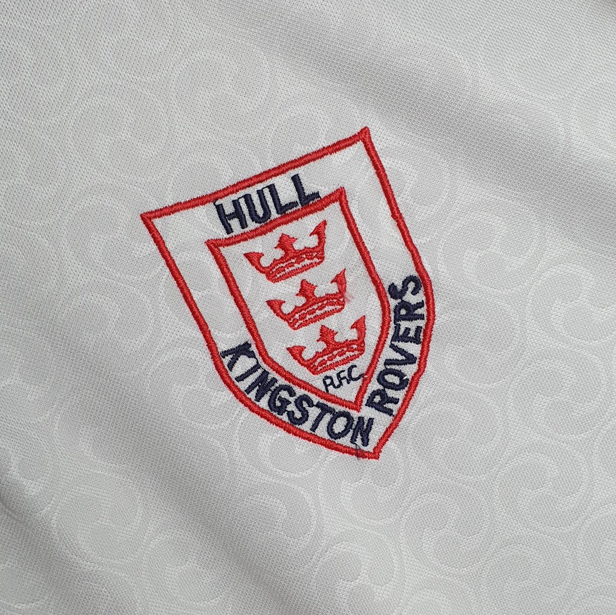 Retro! 😍 Here is an early 1990s crest from a Matchwinner shirt! 

#HullKR | #HullKRShirts | 🔴⚪️