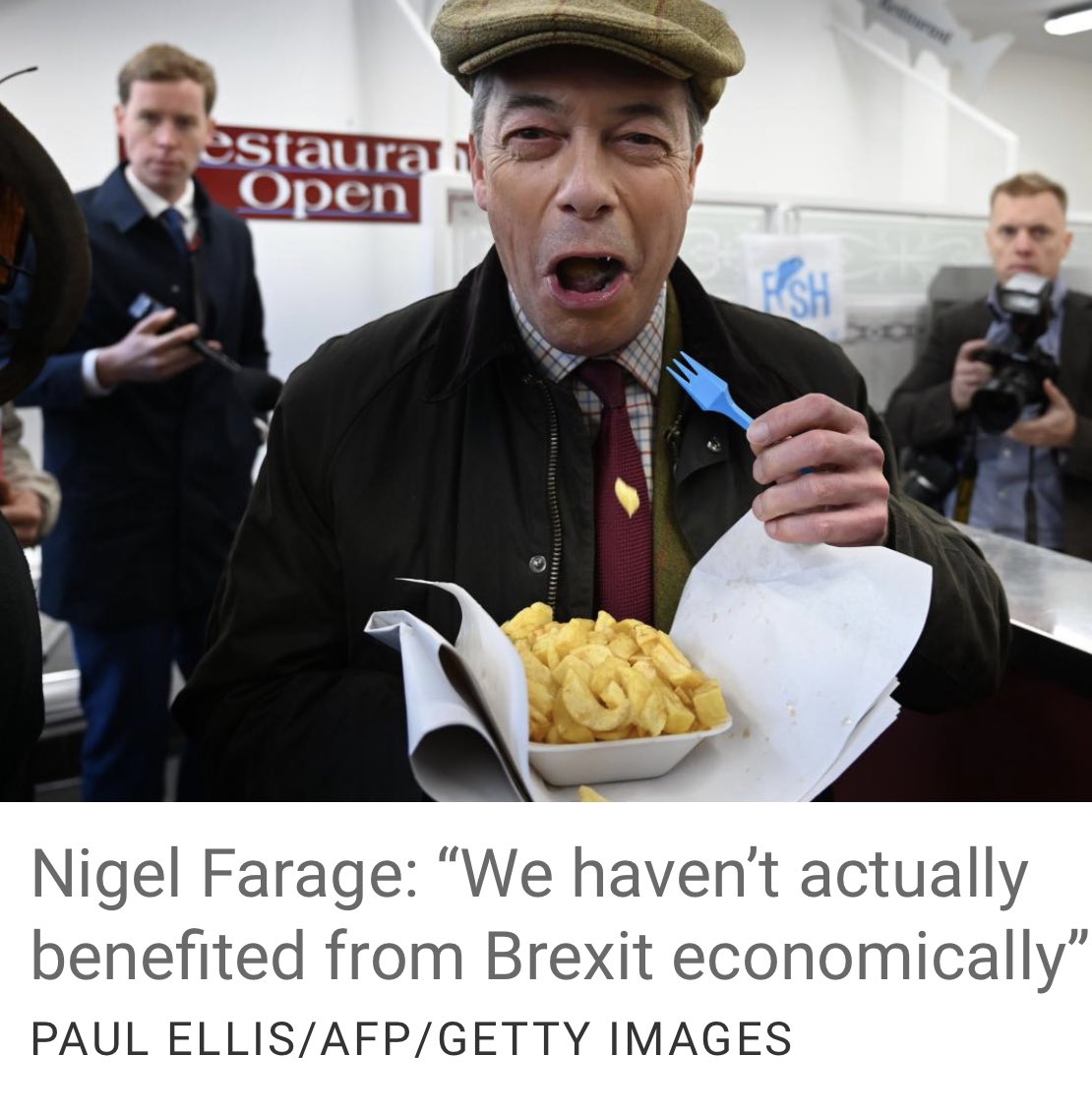 ajwattard's tweet photo. I have been off twitter for a while but I had to paste something, when I read this quote from Farage. The success of any thing presupposes that you have the talent to make it a success #Brexittragedy https://t.co/p2XyDkyxjg
