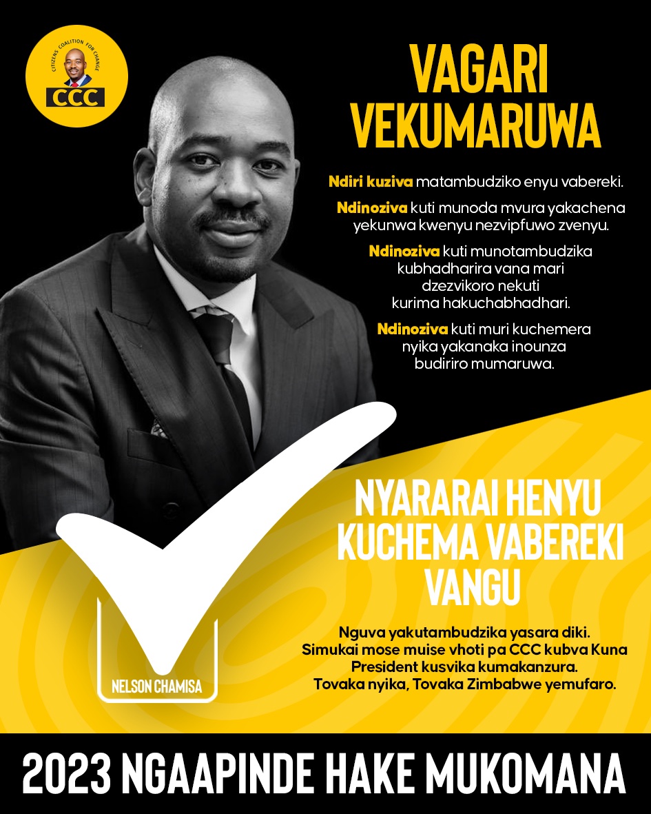 Isaac Kuseka on Twitter: "RT @PhillipSibanda8: Nelson Chamisa is my ...