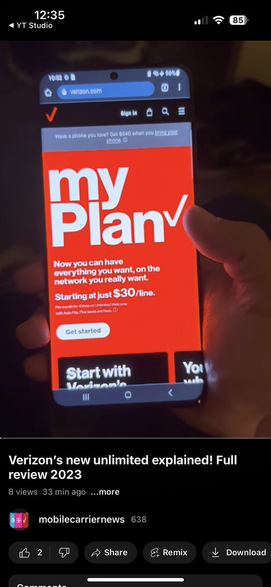 New YouTube video on the new unlimited data plans on Verizon full review! 

youtube.com/@mobilecarrier…