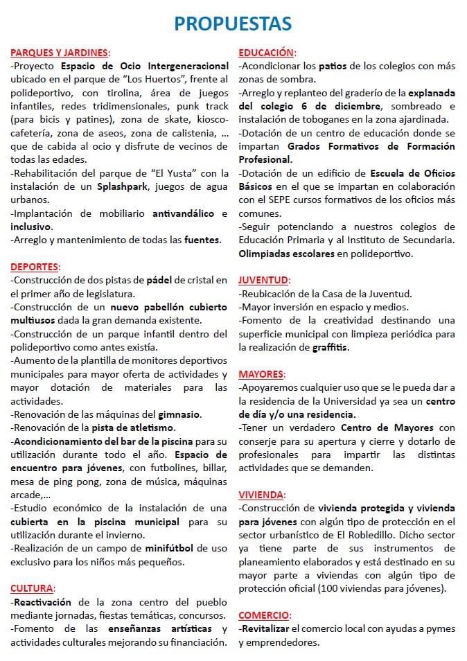 partido_local's tweet photo. Prioridades y propuestas de @partido_local #Colmenarejo para las elecciones del 28 Mayo 2023

EN JUEGO REVITALIZAR COLMENAREJO 

https://t.co/Kva1TdXFgQ

#TomaNotaColmenarejo https://t.co/1TF4ptie8o