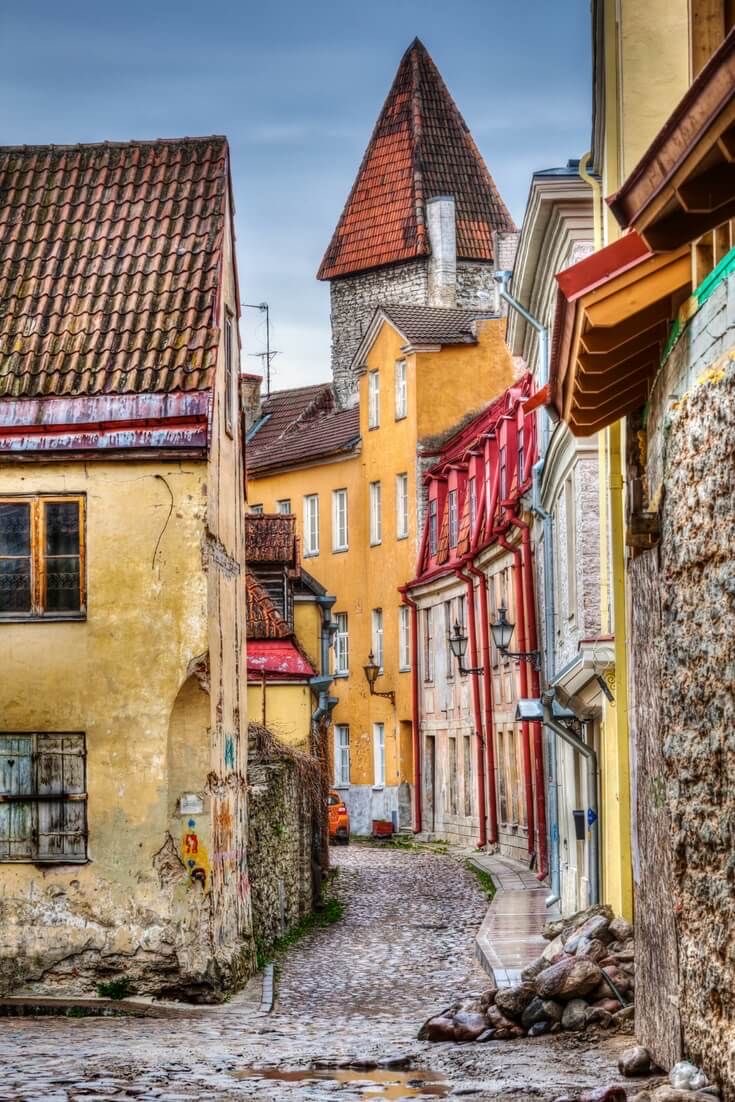 Tallin’s old town. Estonia