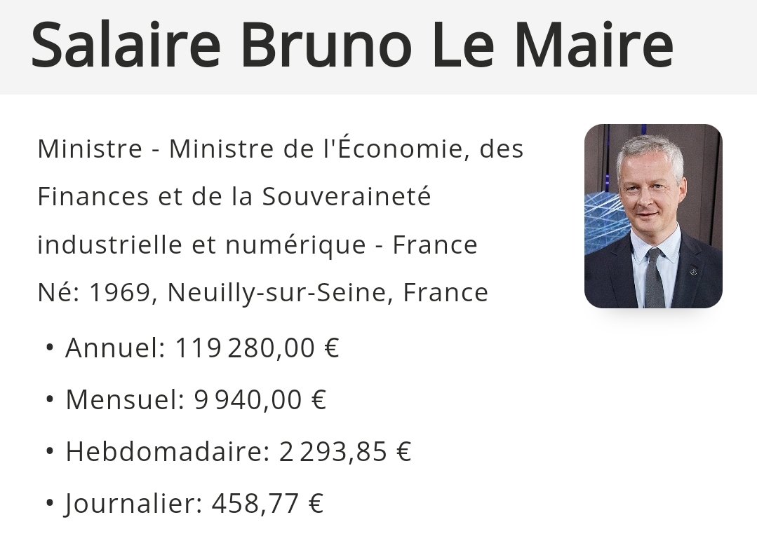 Pour son foutage de gueule de la population, je demande des excuses publiques à @BrunoLeMaire...